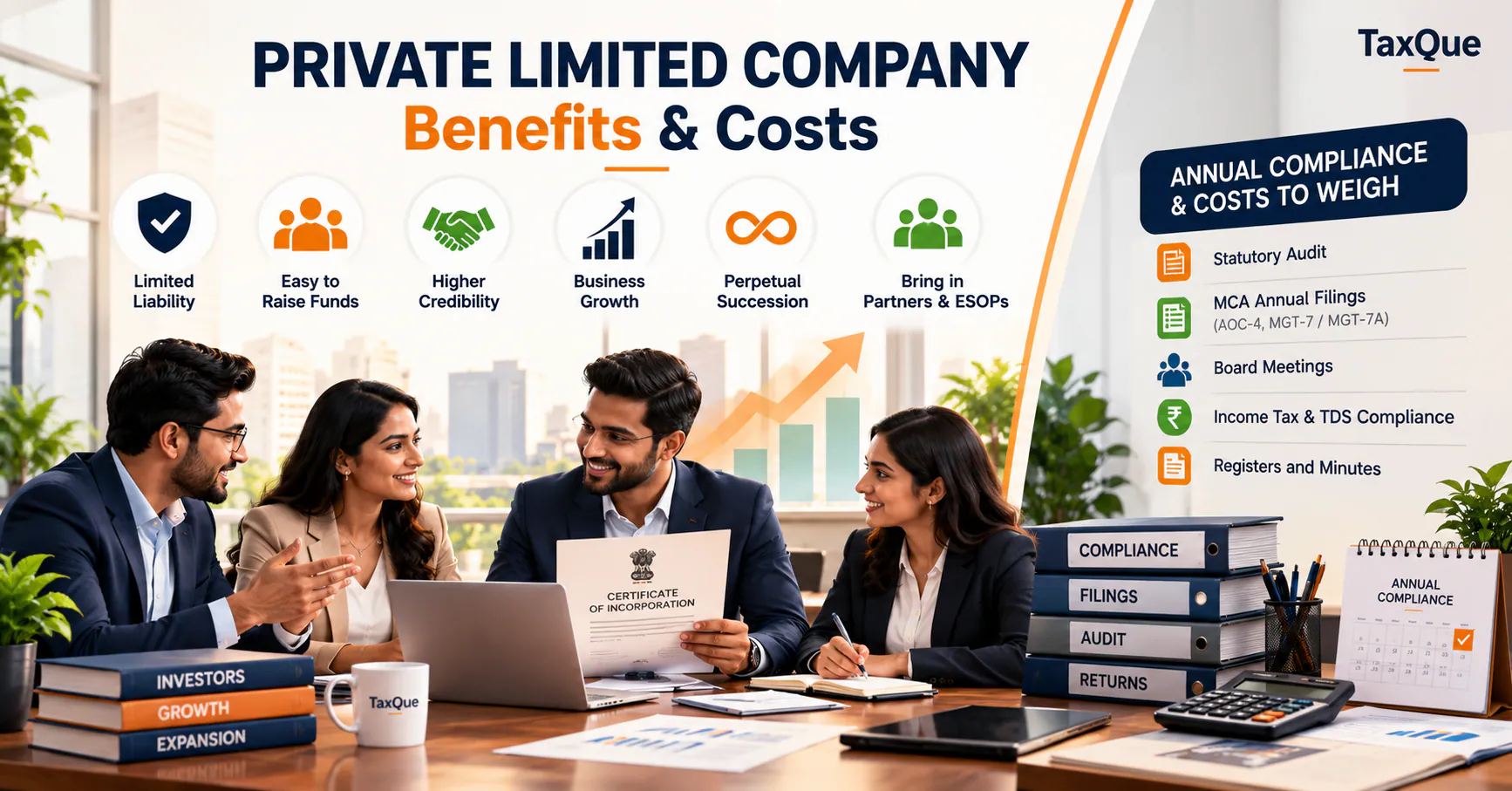 Benefits of Registering a Private Limited Company in India: Advantages, Tax and Real Costs